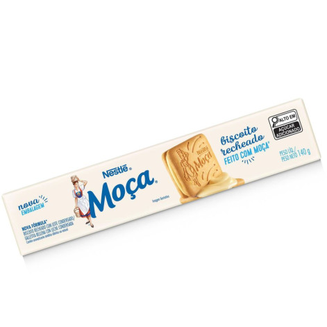 Biscoito Recheado Nestlé Moça Leite Condensado 140g