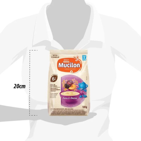 Cereal Infantil Mucilon Aveia e Ameixa 180g