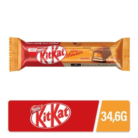 Chocolate Kit Kat Mini Moments Sabor Caramelo 34,6g