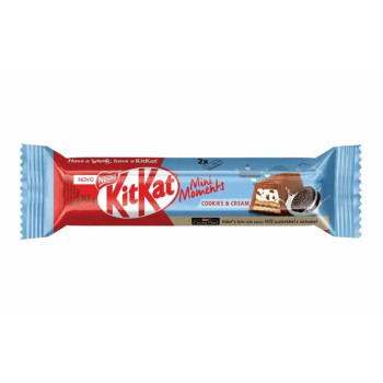 Chocolate Nestlé KitKat Mini Moments Cookies e Cream 34,6g