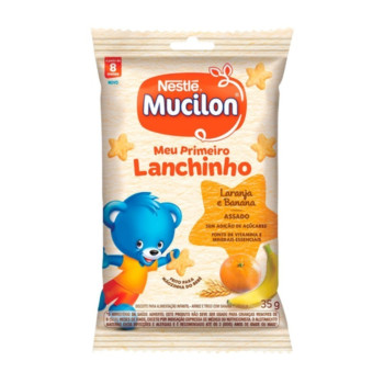 Snack Mucilon Meu Primeiro Lanchinho Laranja e Banana 35g
