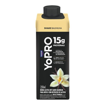 YoPRO Shake Proteico UHT 15g Baunilha 250Ml