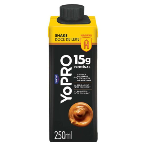 Bebida Láctea YoPro Doce de Leite Havanna 15g Proteína 250ml Bebida Láctea YoPro Doce de Leite Havanna 15g Proteína 250ml