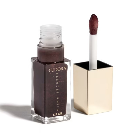 Lip Oil Eudora Niina Secrets Shine Flowers 7ml Rosa Eterna