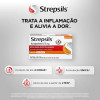 Pastilha para Garganta com Anti-inflamatório e Analgésico Strepsils Sabor Laranja Sem Açúcar - 16 unidades