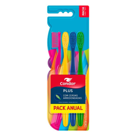 Escova Dental Condor Plus 4Un