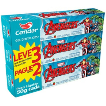Pack Dental Inf Avengers Morang L3P2 50G