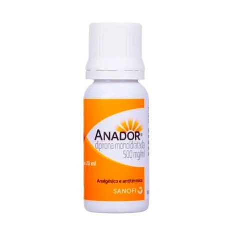 Anador 500mg/mL, 1 frasco gotejador com 20mL de solução de uso oral