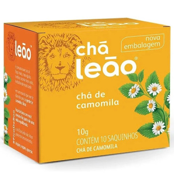 Chá De Camomila Leão Com 10 Saquinhos