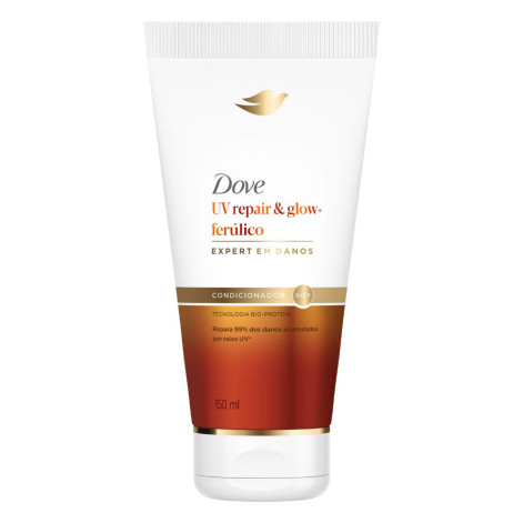 Condicionador Dove Expert em Danos UV Repair e Glow + Ferúlico 150ml
