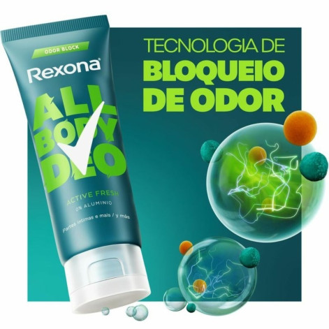 Desodorante Corporal em Creme Rexona All Body Deo Active Fresh 75g