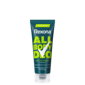 Desodorante Corporal em Creme Rexona All Body Deo Active Fresh 75g
