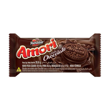 Biscoito Amori Rech Chocolate 35,6g