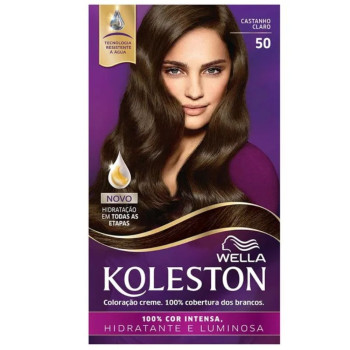 Tinta de Cabelo Wella Koleston 50 Castanho Claro