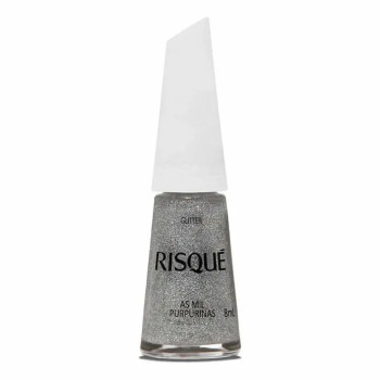 Esmalte Glitter Risqué 8ml - As Mil Purpurinas