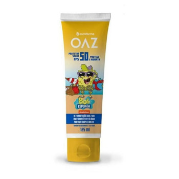 Protetor Solar Oaz Bob Esponja 50Fps 125ML Protetor Solar Oaz Bob Esponja 50Fps 125ML