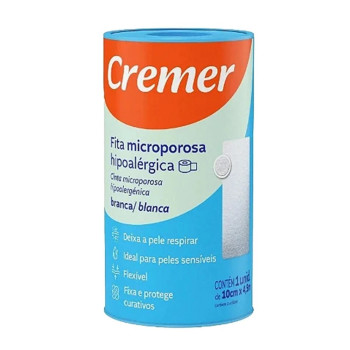 Fita Cremer Microporosa Branca 10cm X 4,5m Fita Cremer Microporosa Branca 10cm X 4,5m