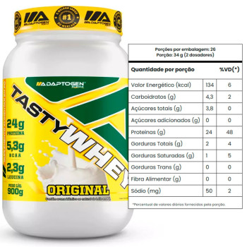 Tasty Whey 3W Gourmet Adaptogen 900g Sabor Original