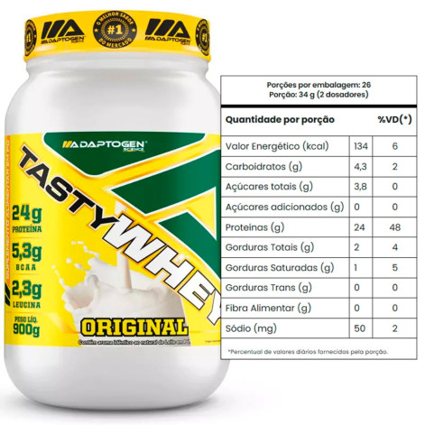 Tasty Whey 3W Gourmet Adaptogen 900g Sabor Original