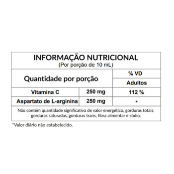 Vitamina C + Arginina + Mentol Victoss Adulto Xarope 120Ml