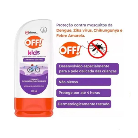 Repelente Off Kids Locao Leve 117ml