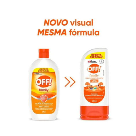 Repelente de Insetos Off! Loção Family 200ml
