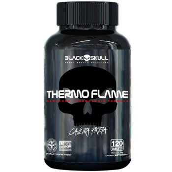 Termogênico Thermo Flame 120 Tabletes Black Skull