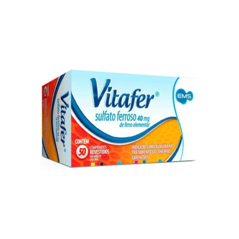 Ferro Vitafer 50 comprimidos Ems