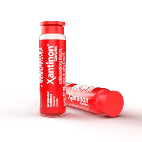 Xantinon Complex 40mg/ml + 53mg/ml + 50mg/ml Solução Oral 1 Flaconete 10ml