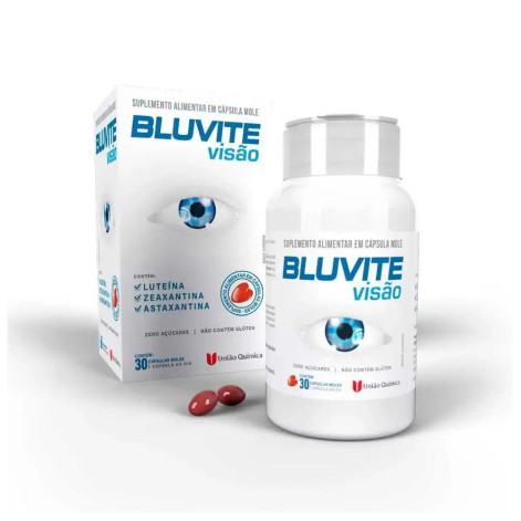 Suplemento Alimentar Bluvite Visão 30 cápsulas União Química