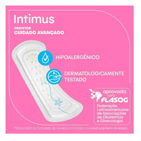 Protetor Diário Intimus Cuidado Diário 40 Unidades