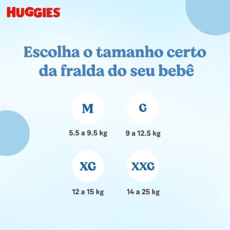 Fraldas Roupinha Huggies Tripla Proteção Tamanho XXG com 22 Unidades