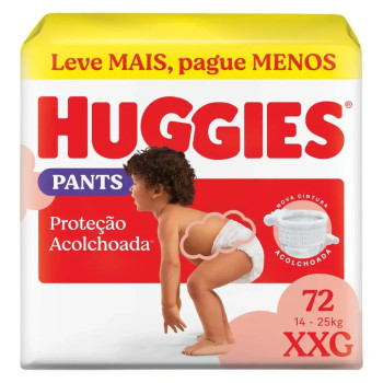 Fralda Huggies Roupinha Supreme Care XXG 72 unidades