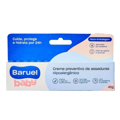 Creme Preventivo de Assaduras Baruel Turma da Xuxinha 45g