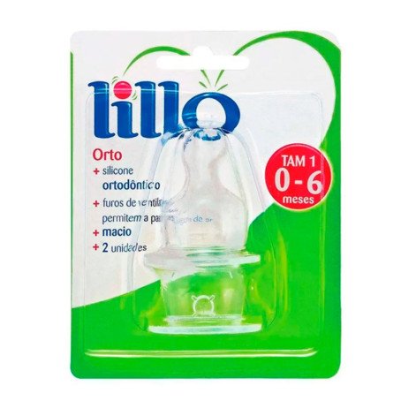 Bico Mamadeira Lillo Ortodôntico Tamanho 1