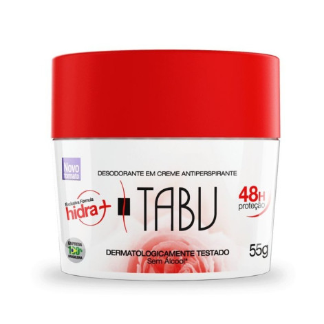 Desodorante Antitranspirante Creme Tabu 55G Trad Desodorante Antitranspirante Creme Tabu 55G Trad