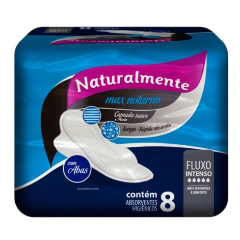 Absorvente Natur Max Not Longo S/Aba 8Un