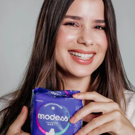 Absorvente Íntimo Cobertura Suave Modess 8 Unidades Evergreen