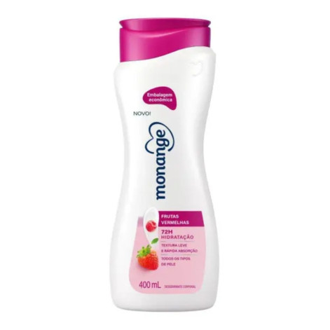 Hidratante Desodorante Monange Hidratação Essencial Frutas Vermelhas 400ML Hidratante Desodorante Monange Hidratação Essencial Frutas Vermelhas 400ML