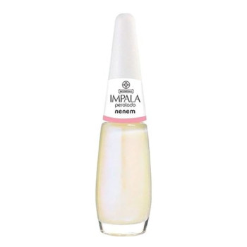 Impala Esmalte Perolado Neném Branco 7,5ml Impala Esmalte Perolado Neném Branco 7,5ml