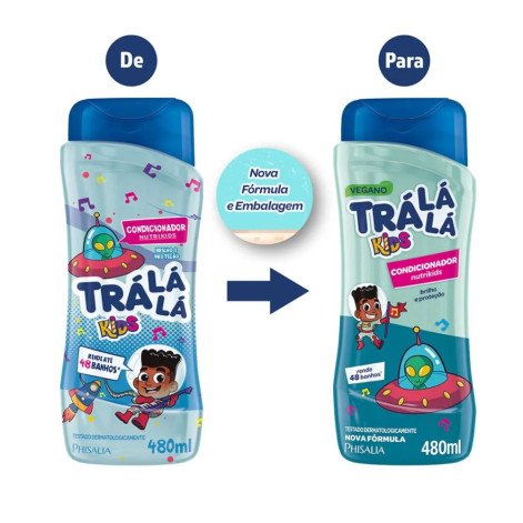 Condicionador Trá Lá Lá Kids Nutrikids com 480ml