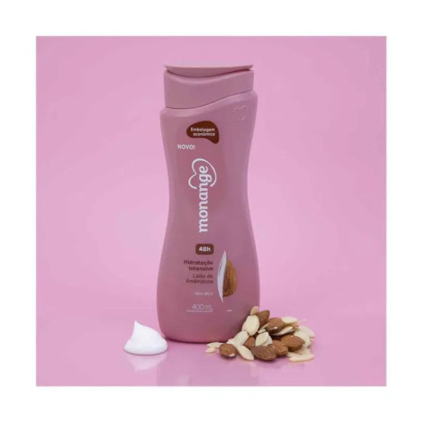 Hidratante Corporal Monange Hidratação Intensiva Leite de Amêndoas 400ml Hidratante Corporal Monange Hidratação Intensiva Leite de Amêndoas 400ml