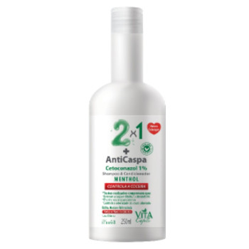 Shampoo Muriel Vita Capili Men 250ml Anticaspa Menthol 2X1