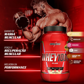 Whey 100% Pure Cookies & Cream Pote 900G