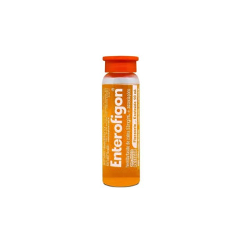 Enterofigon 50mg/mL + 10mg/mL flaconete com 10mL de solução de uso oral Pêssego