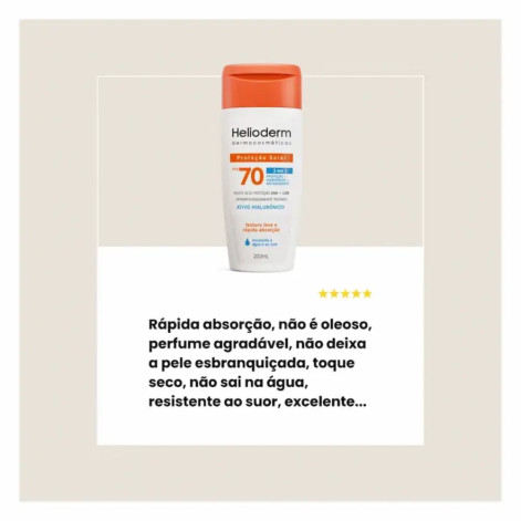 Helioderm Corporal Fps70 120ml Protetor Solar