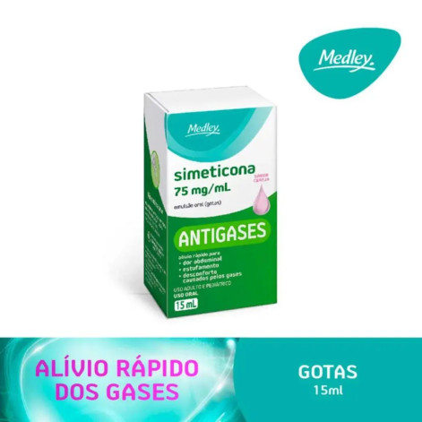 Simeticona 75mg Sabor Cereja Gotas 15ml Medley Genérico