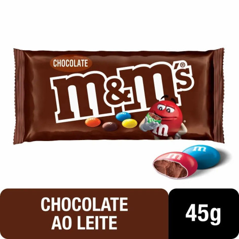 Choco M&M Chocolate Ao Leite 45G