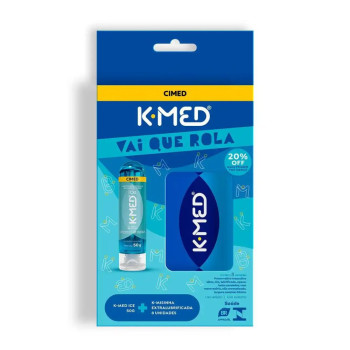 Kit K-med Ice 50G + K-misinha X 8 UNIDADES 
