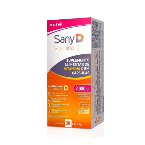Vitamina D 2.000UI Sany D 30 cápsulas